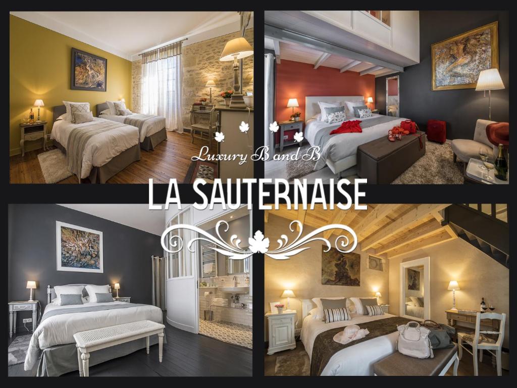 B&B / Chambre d'hôtes La Sauternaise, luxury Boutique B&B 22 rue Principale 33210 Sauternes