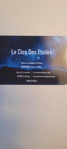 le clos des etoiles B&B