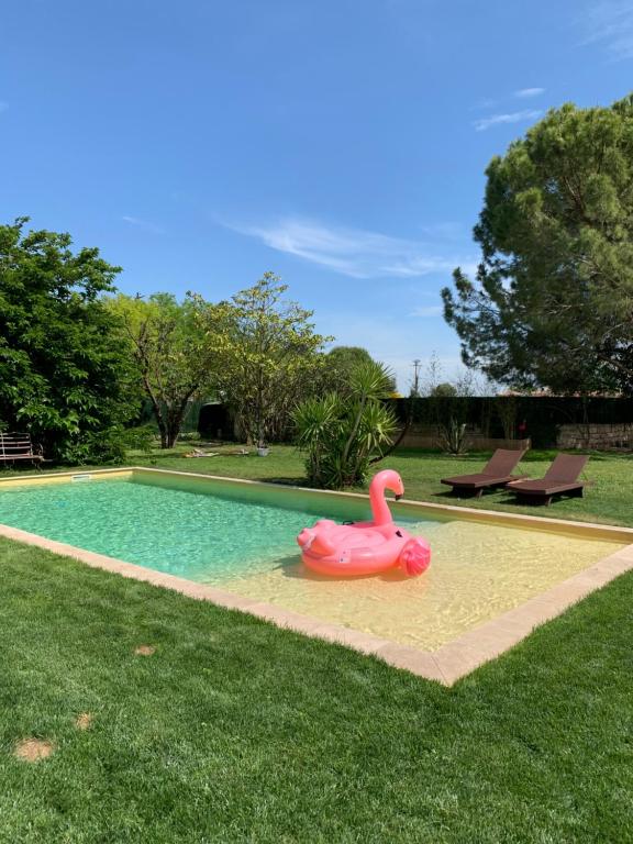 B&B / Chambre d'hôtes Le Patio, chambres d hôtes pour adultes en Camargue, possibilité de naturisme à la piscine, 14 Rue de la Glacière 30470 Aimargues