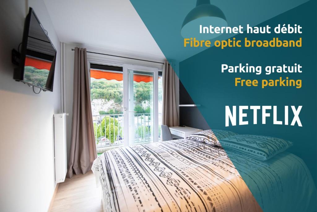 B&B / Chambre d'hôtes Les chambres du Vercors - Parking Free Fibre Netflix 38 Rue Colonel Fabien 38600 Fontaine