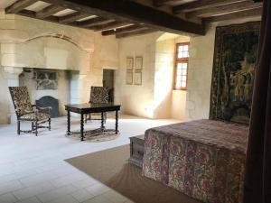 B&B / Chambre d'hôtes Manoir de Chandoiseau 3 Route de Chinon 86120 Les-Trois-Moutiers -1