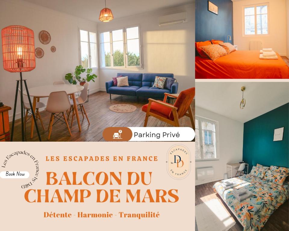 Appartement Balcon du Champ de Mars - Wifi / Parking 12-14 Rue de l'Eperon, 16000 Angoulême