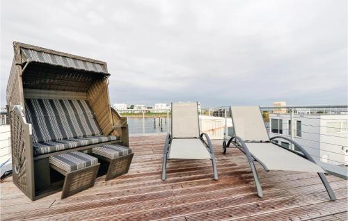 Amazing ship-boat in OstseeResort Olpenitz with 2 Bedrooms, Sauna and WiFi