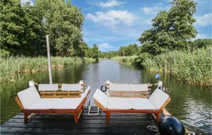 Beautiful ship-boat in Brandenburg with 1 Bedrooms