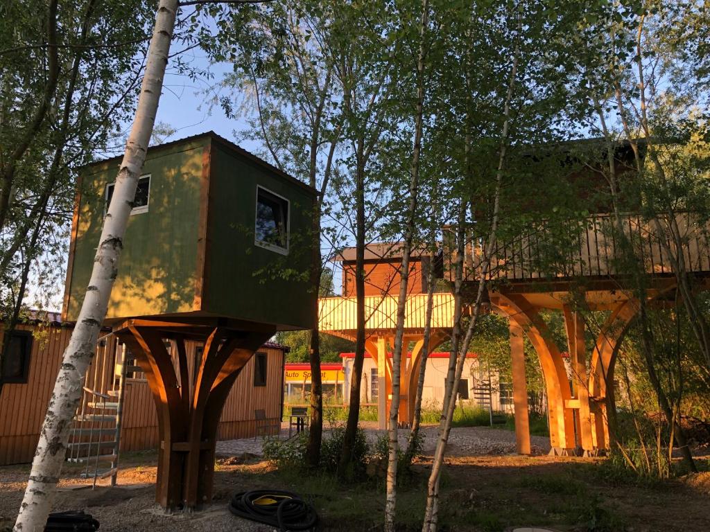 Camping Baumhaus - Tiny Haus in der Höhe Memminger Straße35, 87746 Erkheim