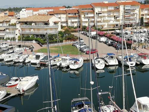 Beau T2 Climatisé sur Marina avec parking privé Canet-en-Roussillon france