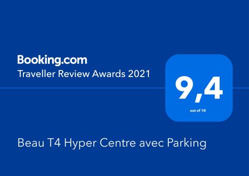 Beau T4 Hyper Centre avec Parking Perpignan france