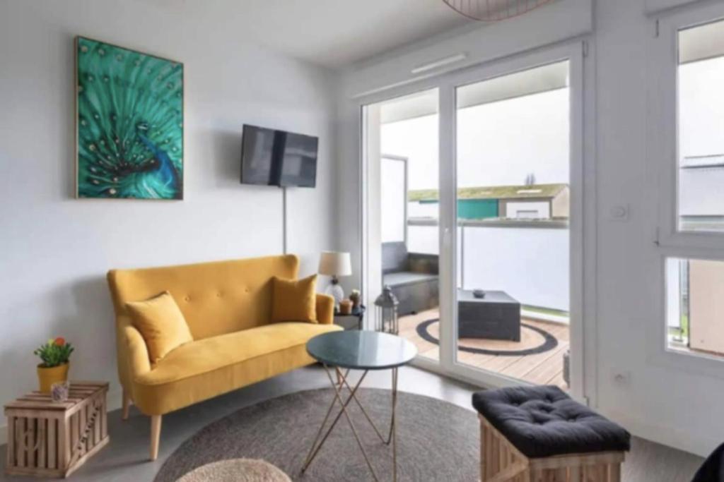 Appartement Beautiful Modern Studio with TERRACE near the SEA 13 Rue Augustin Fresnel, 35400 Saint-Malo