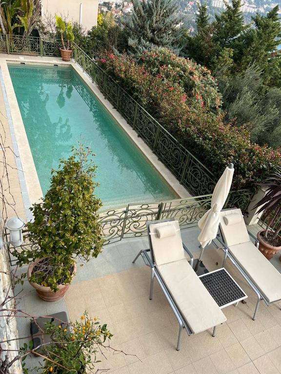 Appartement Beautiful pool house two minutes from Monaco we were swimming pool 21 Avenue Notre Dame Bon Voyage, 06190 Roquebrune-Cap-Martin