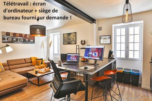 Appartement BEL APPART 3 étoiles HYPER CENTRE à 90 m de la plage ! Numéro 1 5 Rue du Boulevard de l'Ouest Les Sables dʼOlonne