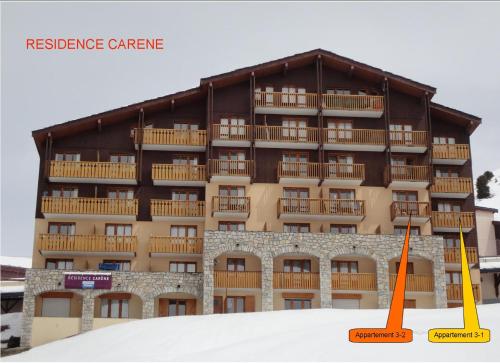 Appartement Belle Plagne 1 Appart 6 pers du Dimanche au Dimanche Ski au pieds Résidence CARENE Belle Plagne La Plagne