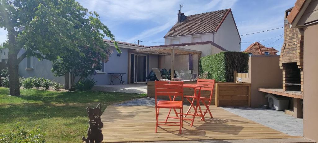 Maison de vacances BERCK Maison de vacances avec terrasse et jardin, 74 Rue du Moulin Saint-Jean, 62600 Berck-sur-Mer