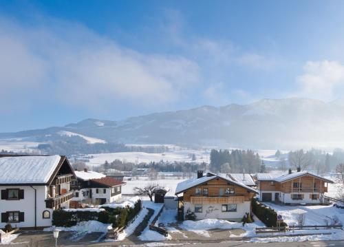 Bergblick Fischen im Allgäu allemagne