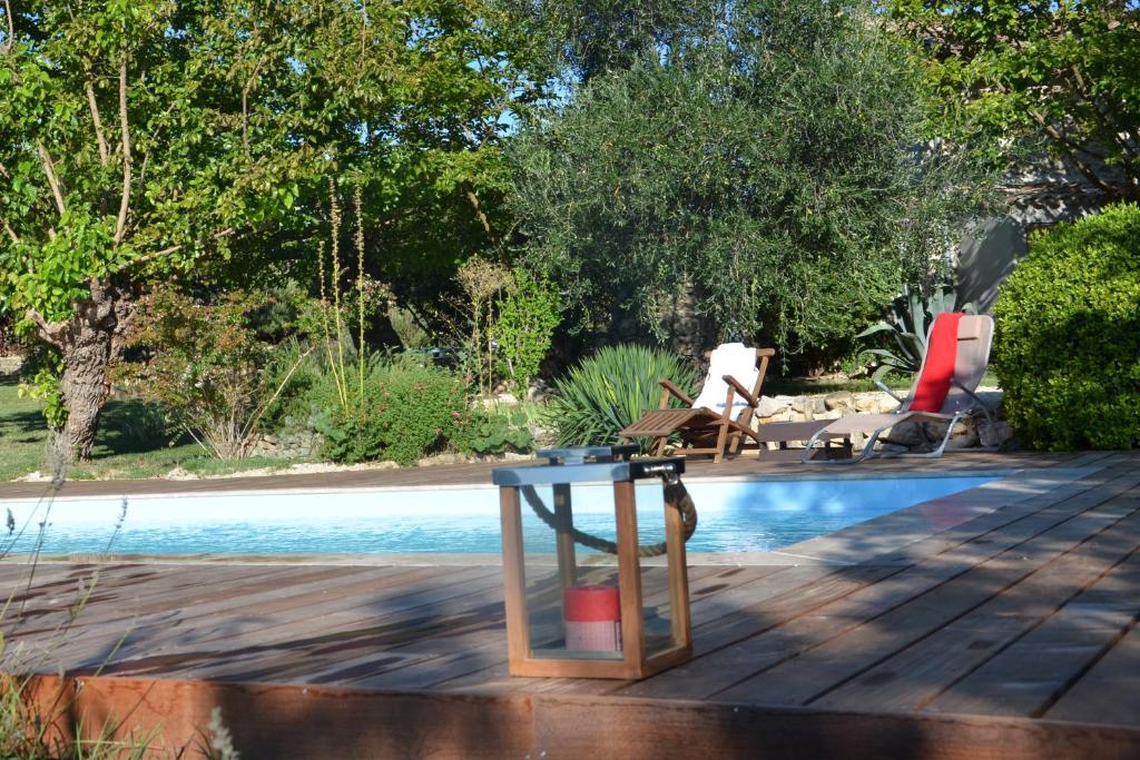 Villa BERGERIE rénovée avec piscine chauffée et terrain clôturé 101 Ran des Crozes, 30580 Vallérargues