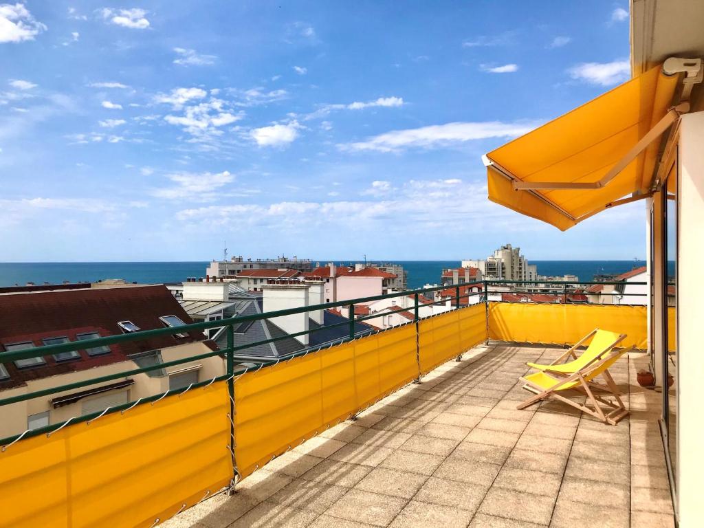 Appartement Biarritz centre -T2 - grande terrasse vue mer Résidence Cérès 5 Rue de l'Abbé Pierre Moussempès, 64200 Biarritz