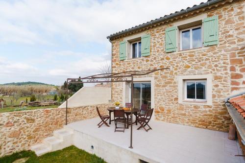 Villa BIZ1 Gîte climatisé l'Esprit Campagne avec piscine naturelle BIZANET Lieu-dit Les Cairels Bizanet