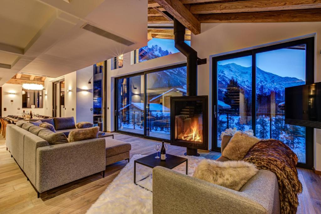 Chalet Black Pearl Chalet 5* 1000 Route des Lacs, 74400 Chamonix-Mont-Blanc