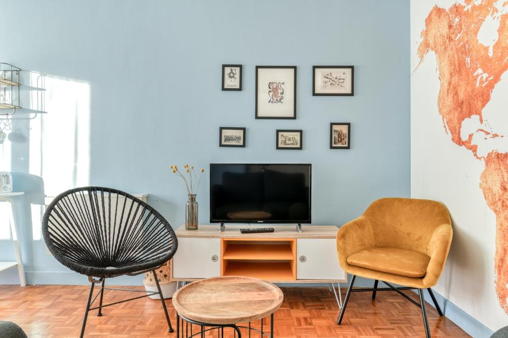 Appartement Bleu d'Iena - Parking gratuit et vue montagnes 47 Allée d'Iéna, 11000 Carcassonne
