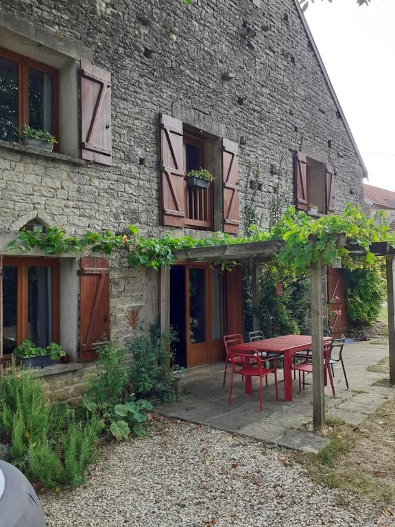 Maison de vacances bourgogne maison de charme à la campagne 6 Rue Saint-Antoine, 21330 Bissey-la-Pierre