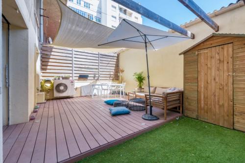 Bright 3br w AC and terrace near the train station in Marseille Welkeys Marseille france