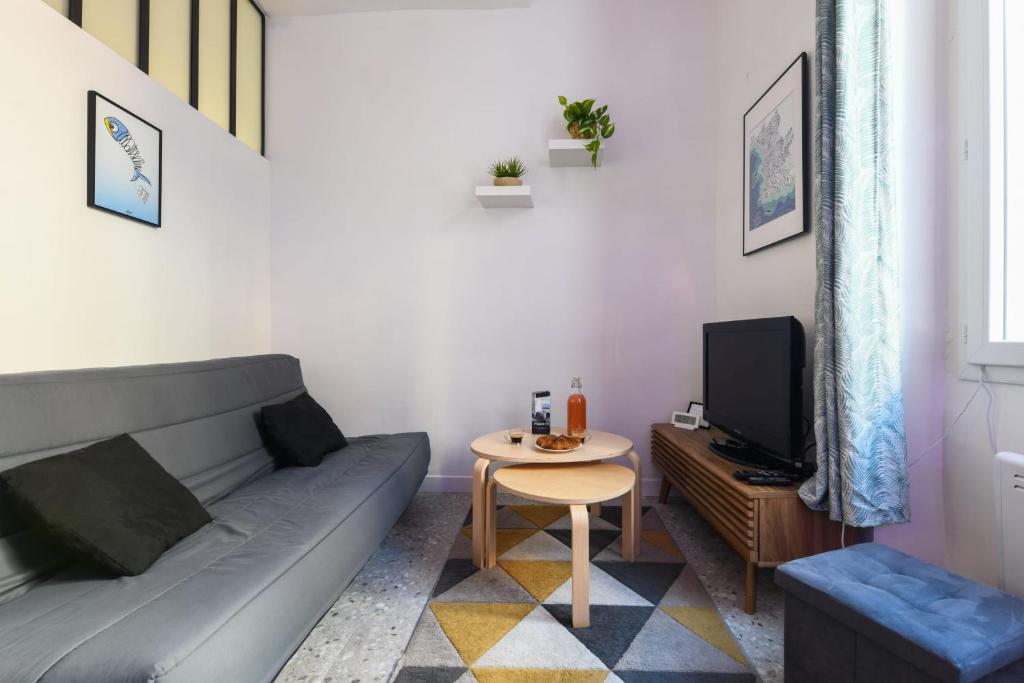 Appartement Bright and comfortable studio in downtown Marseille - Welkeys 12 Rue du Refuge, 13002 Marseille