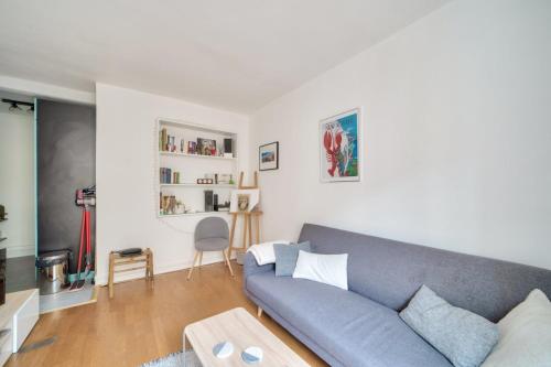 Appartement Bright apartment for 4 people in Batignolles 92 Rue la Condamine Paris