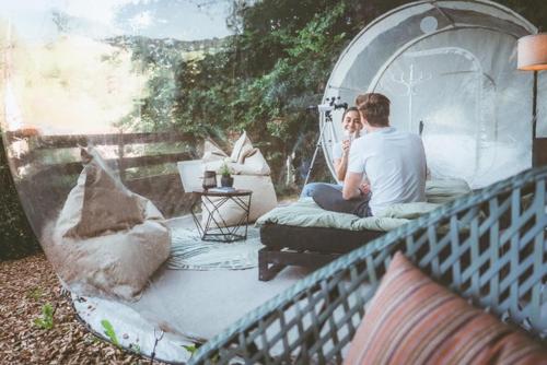 Tente de luxe Bubble-Tent Elzach inklusive Hot Tube Badefass 40 Dorfstraße Elzach