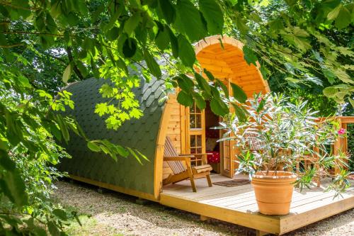 Chalet Cabane en bois avec bain nordique Les Denisières Asnières-sur-Vègre