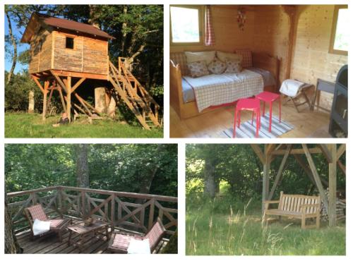 Camping Cabane Escargot du centre UnisVers Lieu-dit La Ribière Peyrat-le-Château