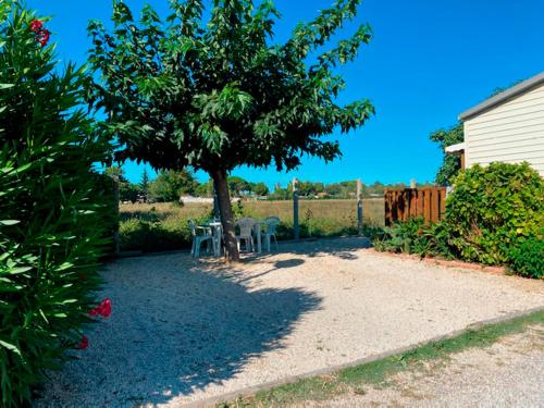 Agréable mobile-home sans vis-à-vis, 3 chambres