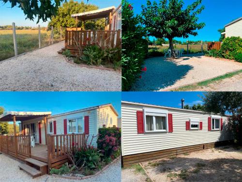 Agréable mobile-home sans vis-à-vis, 3 chambres