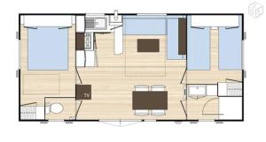 Camping Bonne Anse Plage Mobilhome Christine et Jean-Marie Mobilhome 157 Route du Phare de la Coubre 17570 Les Mathes -1