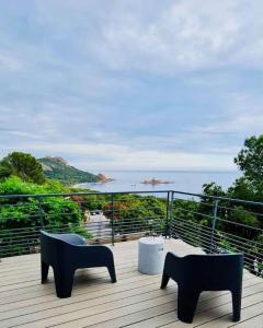 Bungalow Mobil-Home de Luxe Saint Raphael Vue mer 4 personnes