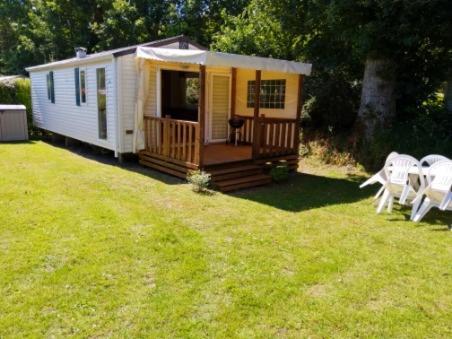 Camping Carnac - Mobil Home - 5 pers - 2 ch - Camping Moulin de Kermaux 4* - Piscine Route de Kerlescan 56340 Carnac