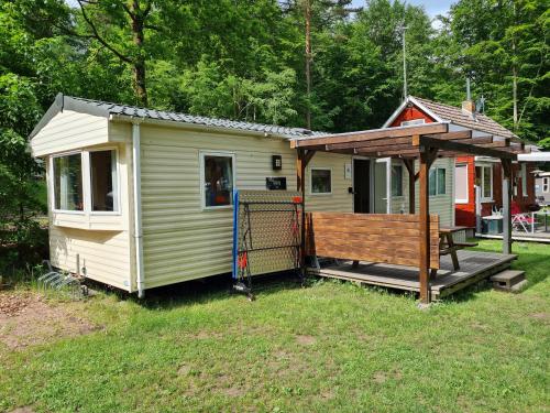Ferienhaus direkt am See Mobilheim am Schönsee