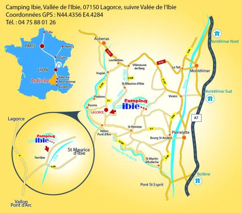 Camping Camping Ibie vallee de l ibie Lagorce