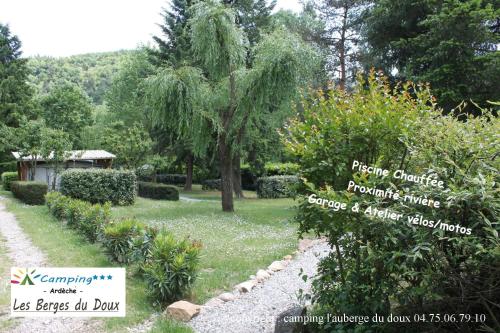 Chalets Camping Les Berges Du Doux 4640 route du doux, par Boucieu le roi Colombier-le-Vieux