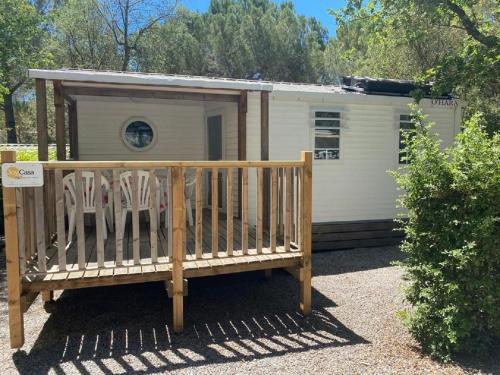 Luxe chalet voor 5 personen op Camping Leï Suves - JoyCasa