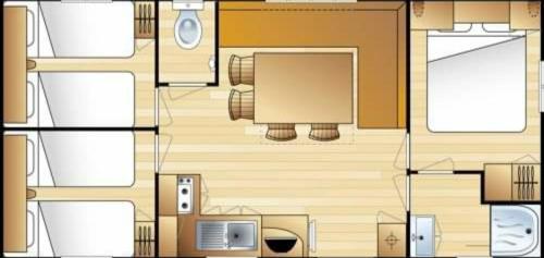 Mobil-home 6 personnes