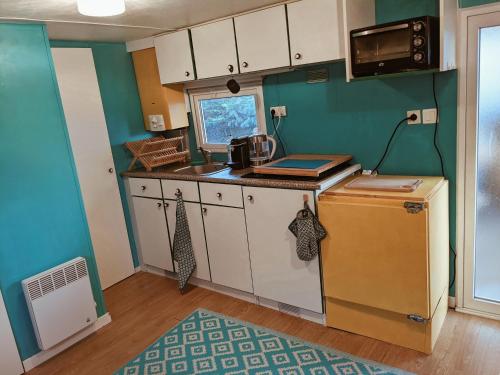 Mobil home bohème et coloré