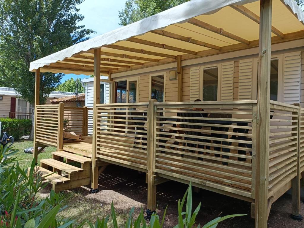 Mobil-home camping 4 étoiles La carabasse Vias Avenue de la Méditerranée, 34450 Vias