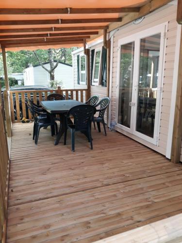 Mobil-Home climatisé 6p Lac de Mimizan Eurolac 4 étoiles