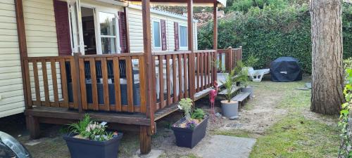 Mobil-home Confort camping le bois Masson