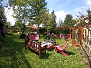 Mobil-home en pleine nature
