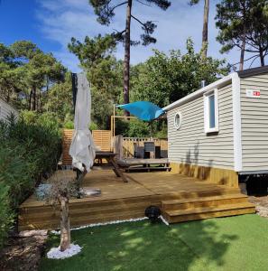 Camping Mobile-Home 6 personnes Cap Ferret Avenue Léon Lesca 33950 Claouey Aquitaine