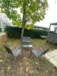 Mobile home dans le Camping la lande