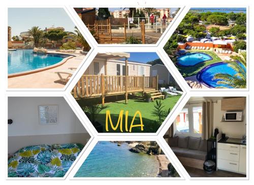 Mobile Home MIA au MAR ESTANG Grand Confort à 100 m de la plage et des étangs