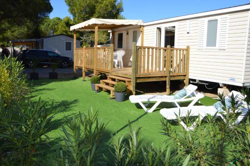 Mobile Home MIA au MAR ESTANG Grand Confort à 100 m de la plage et des étangs
