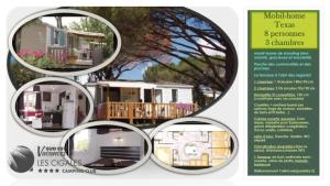 MOBILE HOME TEXAS COSY 8 PERSONNES 3 CHAMBRES