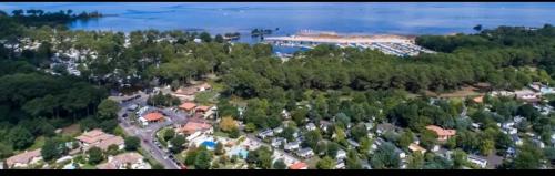 Mobilehome biscarosse lac camping les écureuils reservation du samedi au samedi